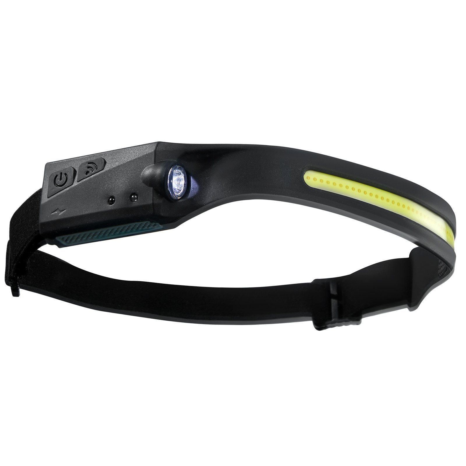 VEVOR 2PCS Rechargeable Headlamp, 350 lumens 230° Wide Beam, 6 Lighting Modes IPX4 Waterproof LED Head Lamp, with Motion Sensor for Camping, Hiking, Running, Repairing, Fishing, Cycling