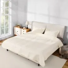 Quilt Set King Size Bedspread 1 Quilt and 2 Pillow Shams for All Season