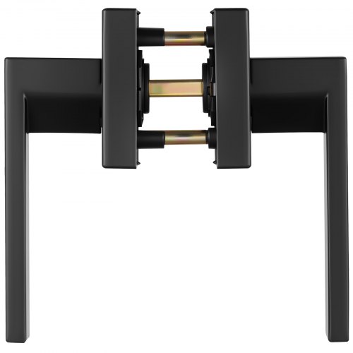 Poignée De Porte Levier Noir Mat - Intimité/passage - Sans Clé - Moderne En Alliage Zinc