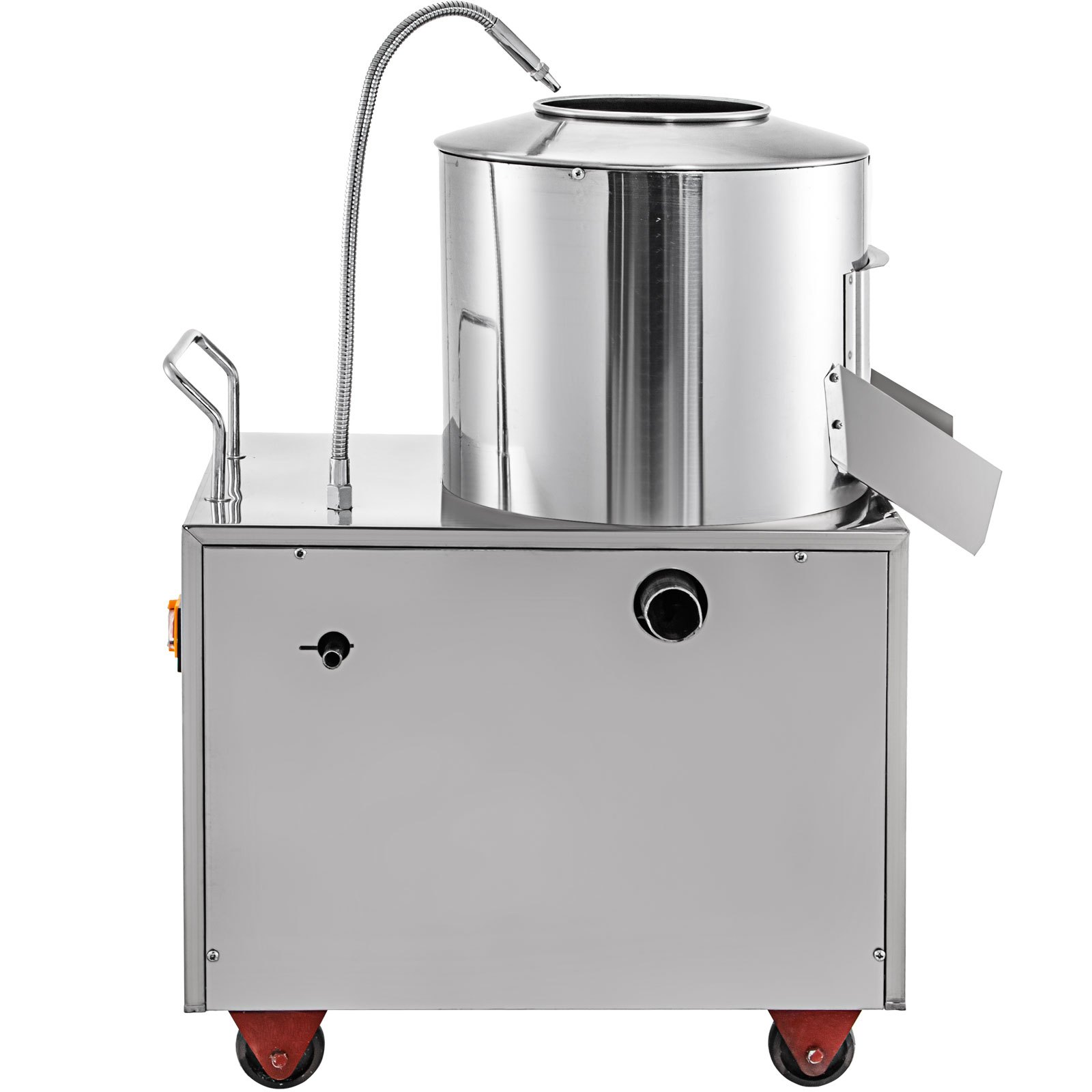 Commercial Electric Potato Peeler 15-20KG Automatic Potato Peeling Washer 220V