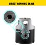 Vevor 2'' Precision Adjustable Boring Head W/ R8 Shank 9pcs Carbide Boring Bars