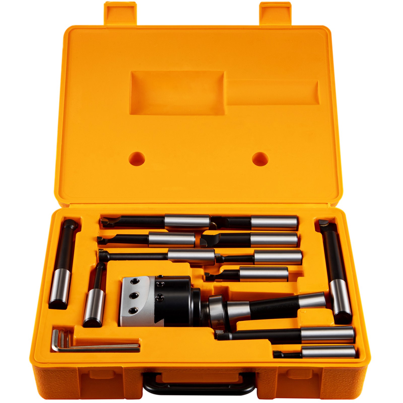 VEVOR 75mm boring head with R8 shank 12 pcs metric boring bar