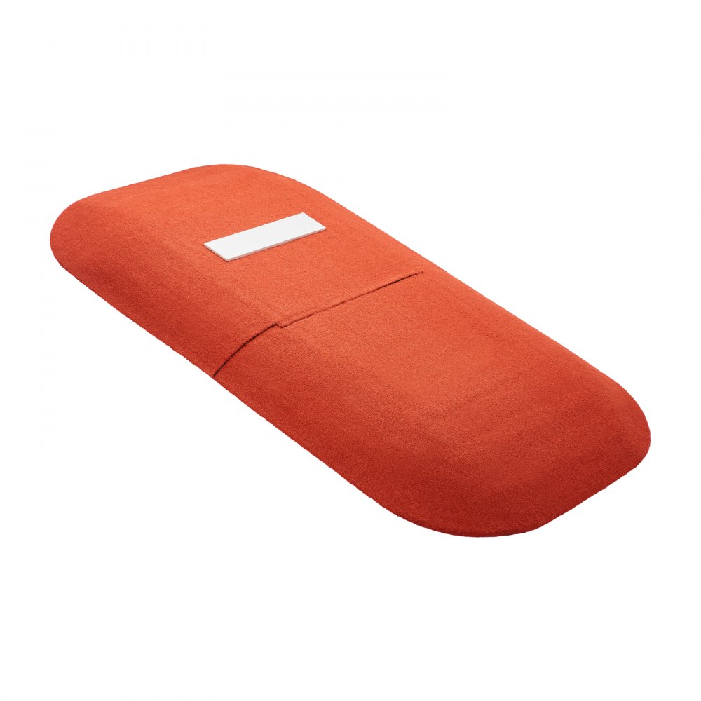 VEVOR Pitching Mound, Portable Baseball Game Mound, 107 in Indoor Outdoor Pitching Practice and Training Equipment, Softball Pitching Aids with Antifade Turf and Pitching Rubber