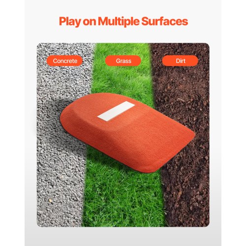 VEVO Pitching Mound, Potable Baseball Game Mound, 42 In