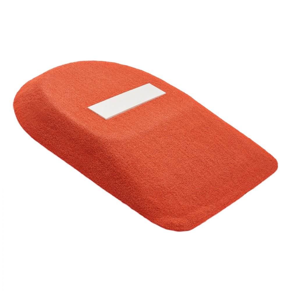 VEVOR Pitching Mound, Portable Baseball Game Mound, 42 in Indoor Outdoor Pitching Practice and Training Equipment, One-Piece Softball Pitching Aids with Antifade Turf and Pitching Rubber