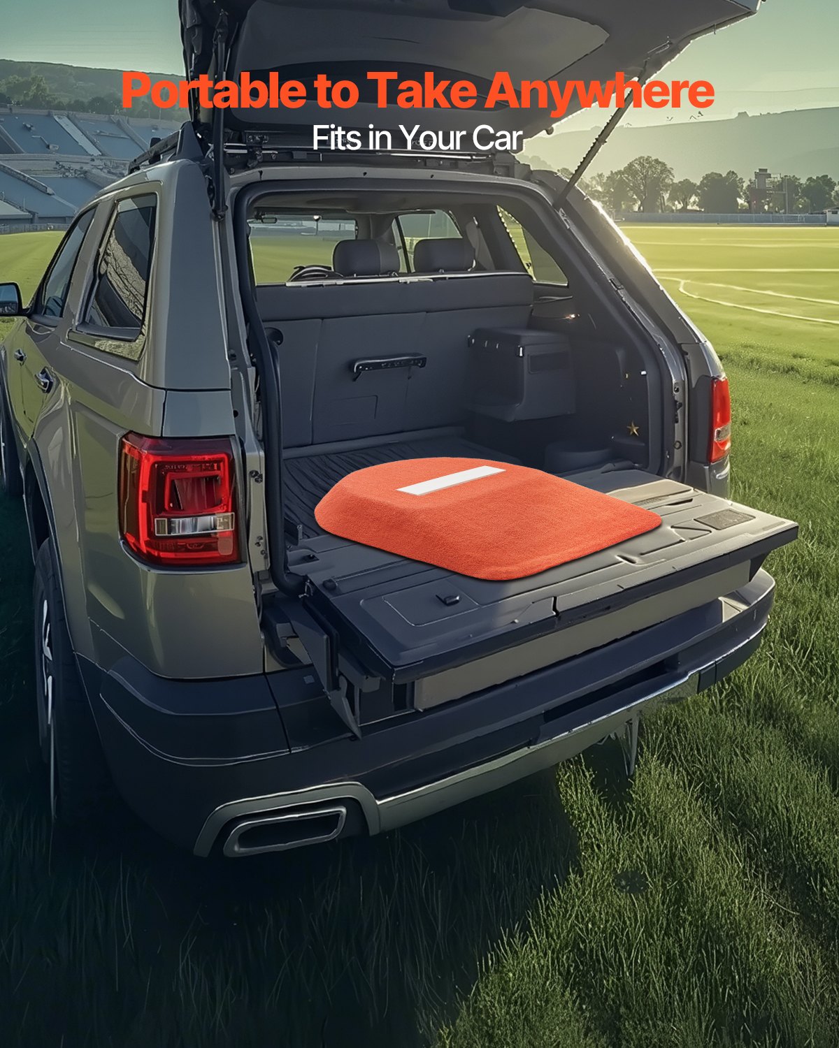 VEVOR Pitching Mound, Portable Baseball Game Mound, 42 in Indoor Outdoor Pitching Practice and Training Equipment, One-Piece Softball Pitching Aids with Antifade Turf and Pitching Rubber