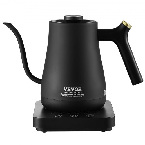 VEVOR Electric Gooseneck Kettle 1L, Temperature Control Pour Over