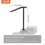 VEVOR step railing with dimensions and product weight listed.
