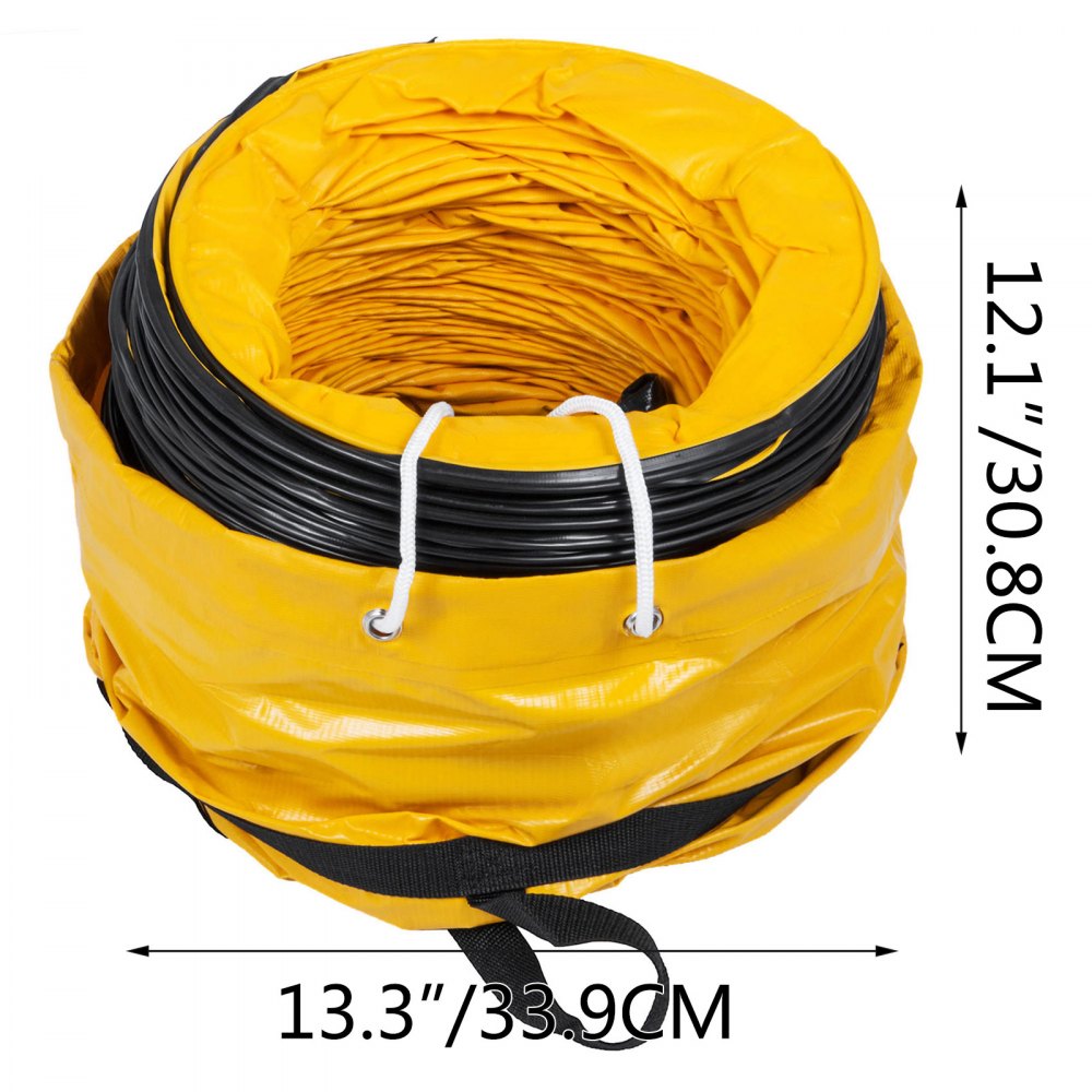 VEVOR Duct Hose 250mm Dust Extractor Ventilator Fan 7.6m PVC Ducting