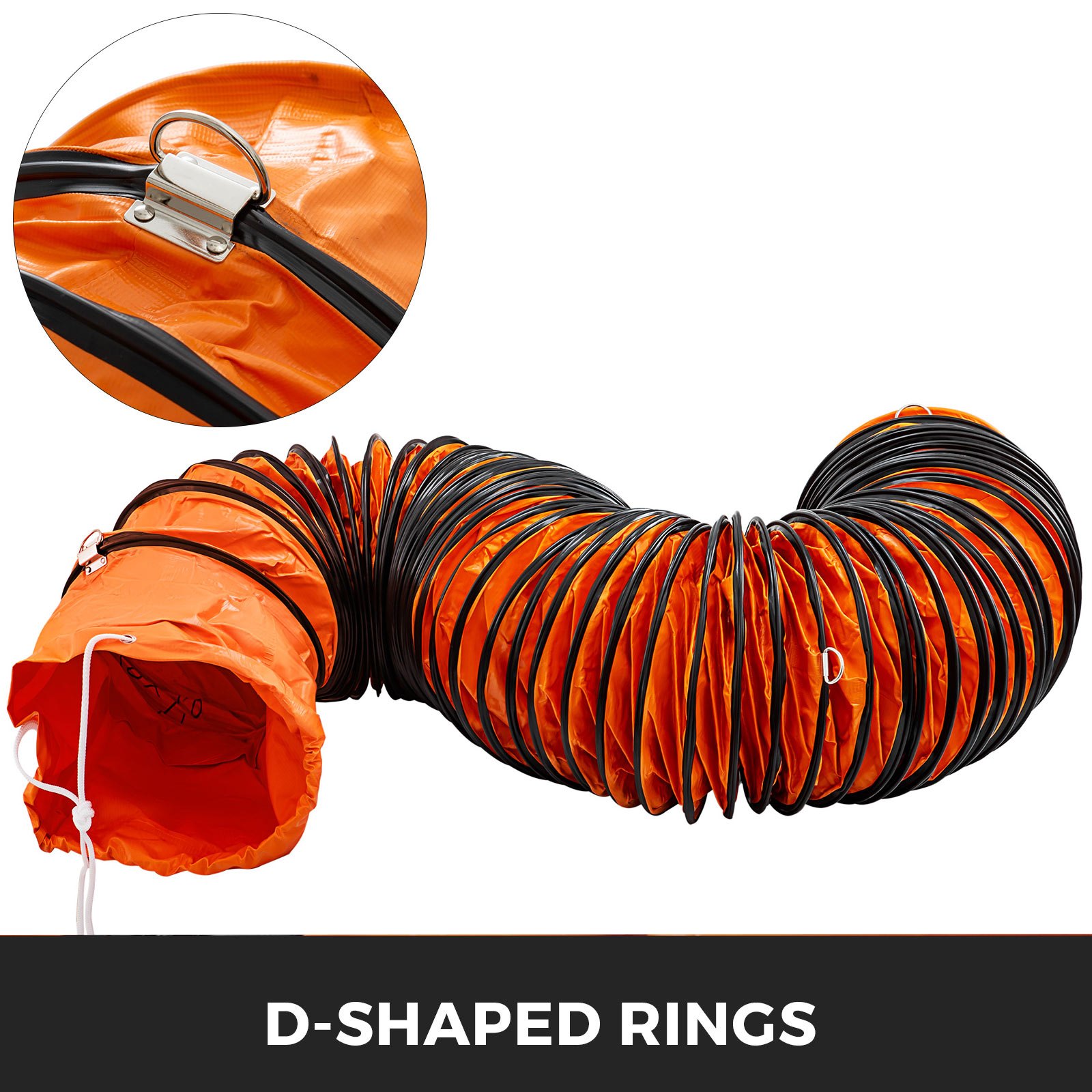 Duct Hose 250mm (10") f Dust Extractor Ventilator Fan 8m PVC Ducting