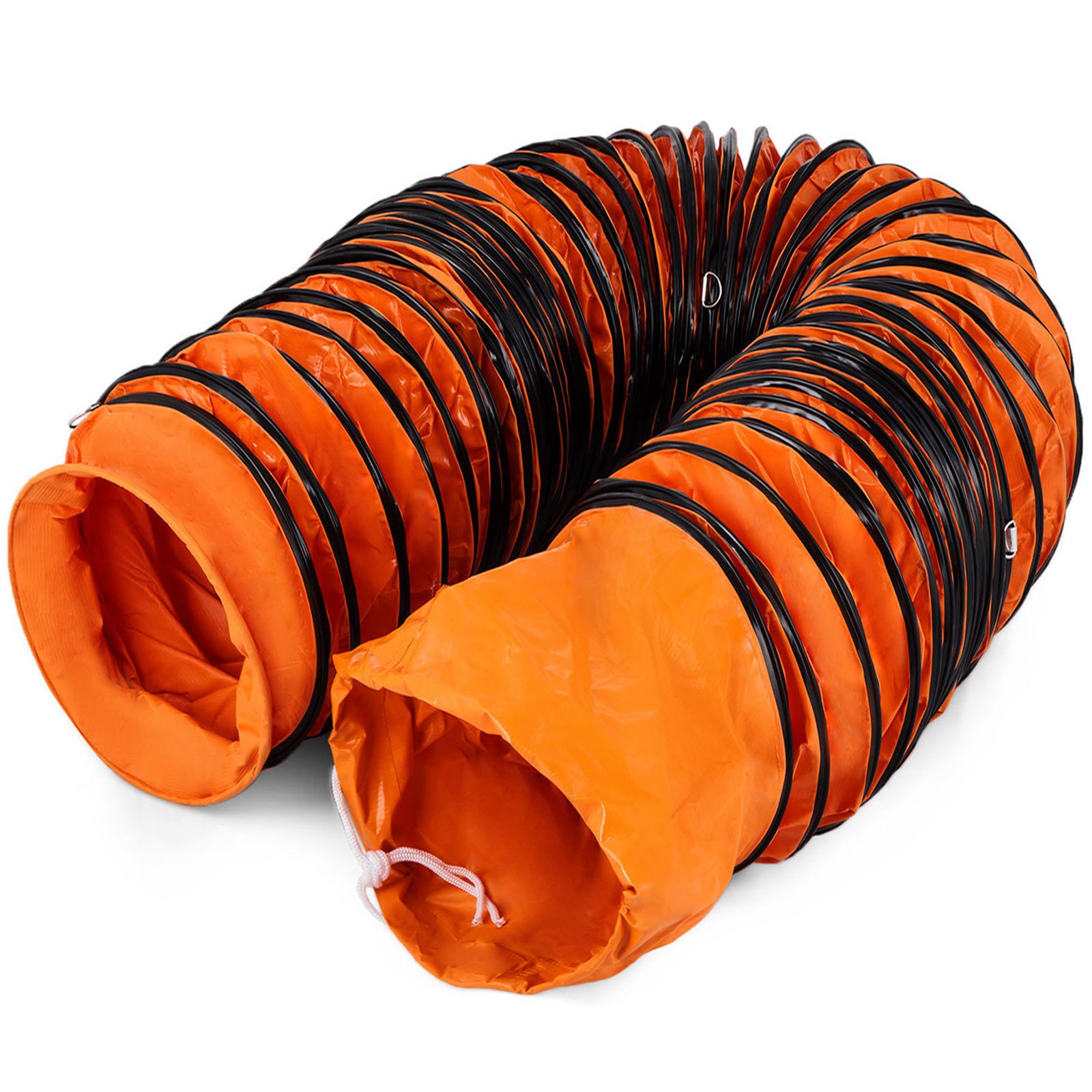 8'' 205mm/33FT Ventilation Duct Flexible PVC 10M Ducting Gardening Exhaust Fan