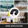 10" Flexible Duct Hose 16FT Explosion-Proof PVC Ducting Static-Free Water-Proof