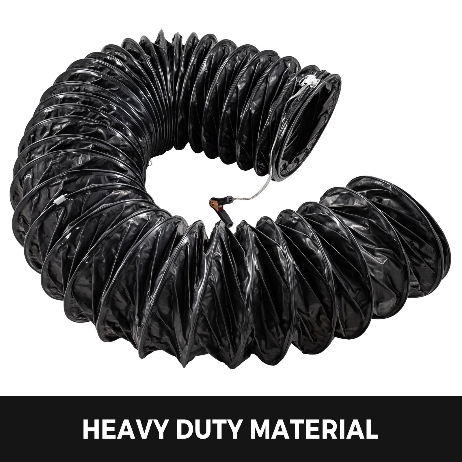 10" Flexible Duct Hose 16FT Explosion-Proof PVC Ducting Static-Free Water-Proof