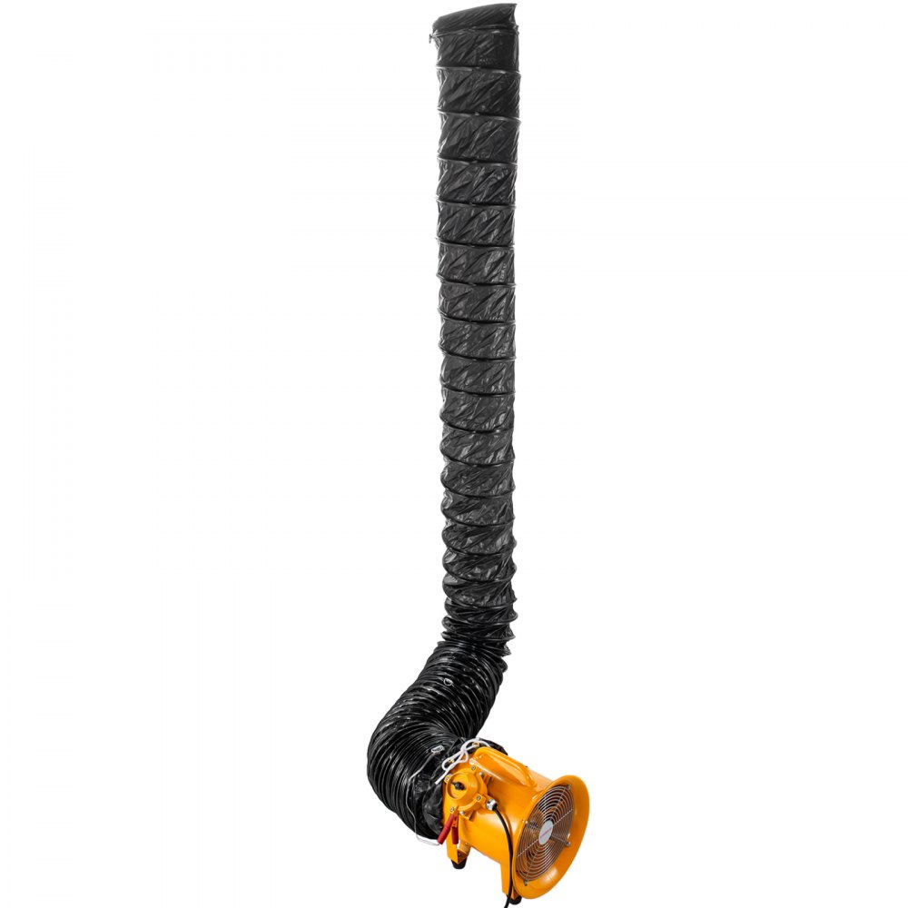 VEVOR 10'' Explosion-Proof PVC Ducting 25FT Static-Free Water-Proof Flexible