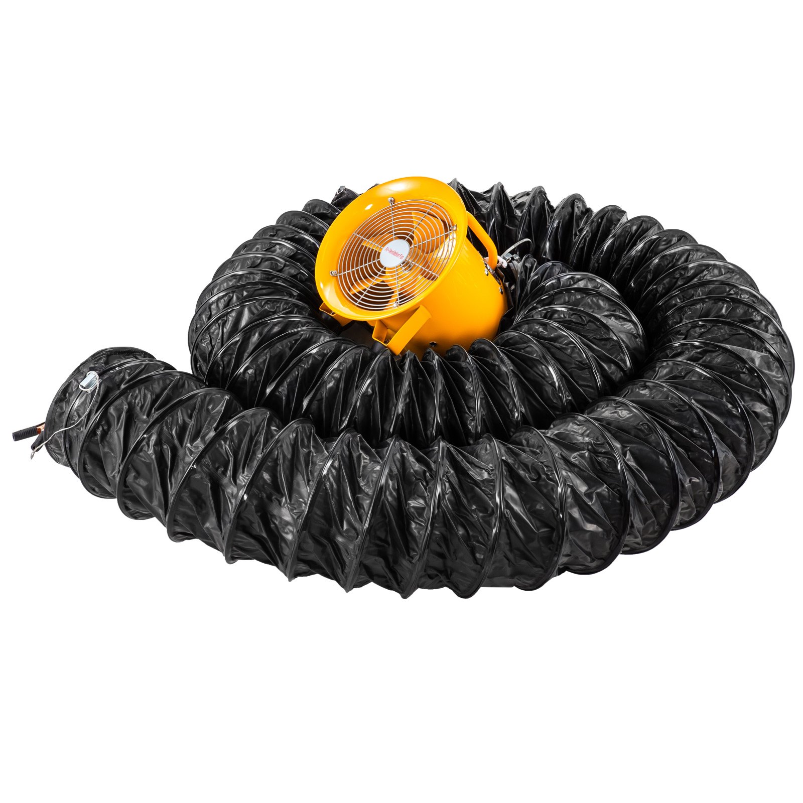 VEVOR 10'' Explosion-Proof PVC Ducting 25FT Static-Free Water-Proof Flexible