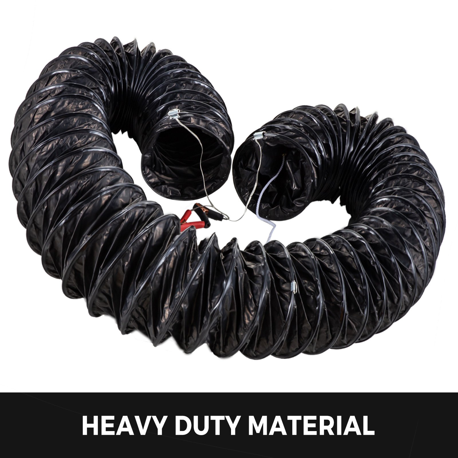 VEVOR 10'' Explosion-Proof PVC Ducting 25FT Static-Free Water-Proof Flexible