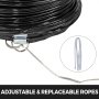 12" Flexible Duct Hose 16FT Explosion-Proof PVC Ducting Static-Free Water-Proof