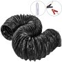 16'' Explosion-Proof PVC Ducting 25FT (7.6M) Flexible 0.35mm Thick Static-Free