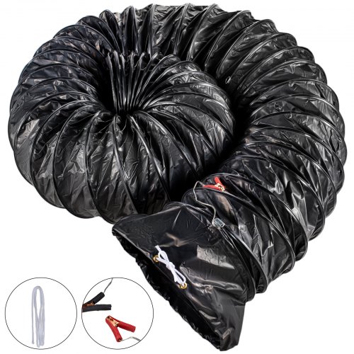Manguera de conducto Conducto de PVC Conducto a prueba de explosiones de 25 pies y 16 pulgadas para escapes de ventilación