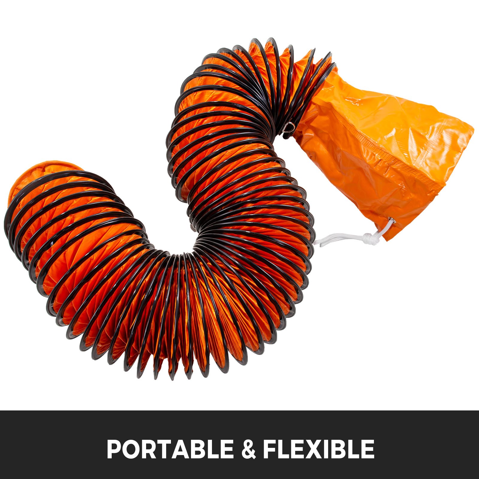 18'' 455mm Ventilation Duct Flexible PVC 7.6M Ducting Gardening Exhaust Fan