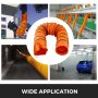 Pvc Ducting Flexible Hosing Exhaust Fan Hose Pvc Duct Fan High Reputation