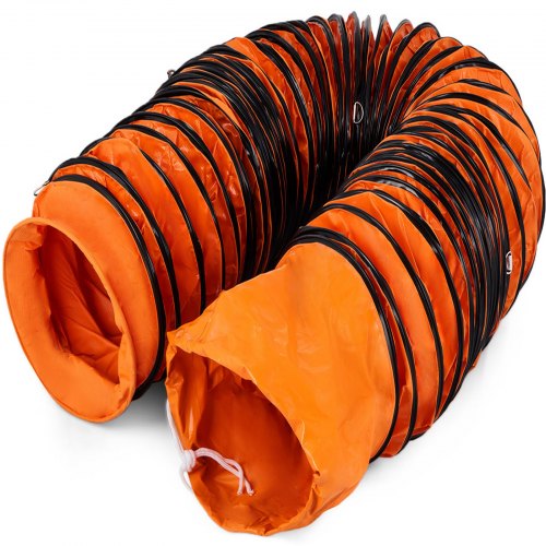 7.6 M/25 Ft Pvc Flexible Duct Hosing φ 20in Durable 508mm For Exhaust