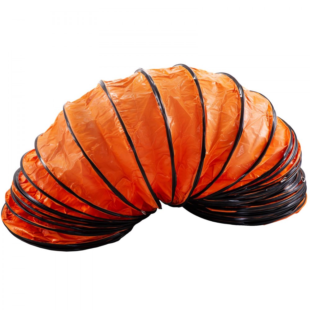 7.6m Ventilation Duct Flexible PVC Ducting Φ 560mm Quick Connect Portable Fast