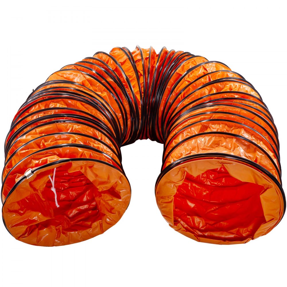 7.6m Ventilation Duct Flexible PVC Ducting Φ 560mm Quick Connect Portable Fast