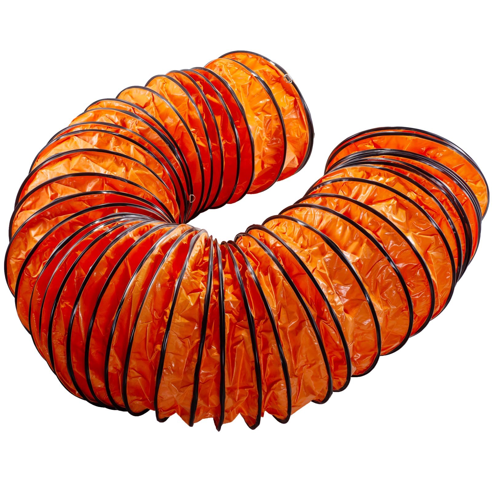 7.6m Ventilation Duct Flexible PVC Ducting Φ 560mm Quick Connect Portable Fast