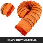 Pvc Ducting 10 Ft 28 Inch Duct Hosing For Vent Exhausts In Factories Basements