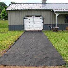 VEVOR Geotextile Landscape Fabric, 15ft x 20ft 8 oz Non-woven PP Drainage Fabric with 350N Tensile Strength & 440 N Load Capacity, for Ground Cover, Garden Fabric, French Drains