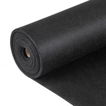VEVOR Garden Weed Barrier Fabric, 8 OZ Heavy Duty Landscape Fabric, 3ft x 100ft Weed Block Fabric for Garden Ground Cover, Non-Woven Fabric for Landscaping, French Drains, Underlayment, Black