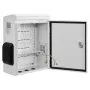 VEVOR Outdoor Electrical Box, Cold-Rolled Steel, Electrical Junction Box with Thermostat and Fan, Rain Hood, Ventilated Design, IP65 Waterproof Hinged Enclosure, Wall/Pole Mounted, 500 x 400 x 200 mm