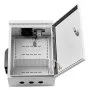 VEVOR Outdoor Electrical Box, Cold-Rolled Steel, Electrical Junction Box with Thermostat and Fan, Rain Hood, Ventilated Design, IP65 Waterproof Hinged Enclosure, Wall/Pole Mounted, 500 x 400 x 200 mm