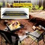 VEVOR Fire Pit Ring, 36" x 36" Fire Pit Liner, Black Coating Steel Fire Pit Insert, DIY Fire Ring with Extra Tongs On & In-Ground, Smokeless Bonfire Liner with Easy Assembly for Outdoors