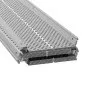 VEVOR Gutter Guard, 5 inch Width, Aluminum Leaf Filter DIY Gutter Cover, 26 PCS 104 ft Total Length, 0.157'' Hole Diameter & 0.02'' Thick Raptor Gutter Guards Fits Any Roof or Gutter Type