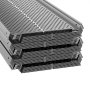 VEVOR Gutter Guard, 152mm Width, Aluminum Leaf Filter DIY Gutter Cover, 52 PCS 528cm Total Length, 4mm Hole Diameter & 0.5mm Thick Raptor Gutter Guards Fits Any Roof or Gutter Type