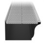 VEVOR Gutter Guard, 152mm Width, Aluminum Leaf Filter DIY Gutter Cover, 52 PCS 528cm Total Length, 4mm Hole Diameter & 0.5mm Thick Raptor Gutter Guards Fits Any Roof or Gutter Type