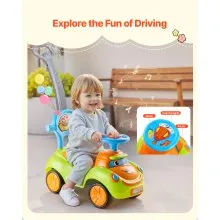 VEVOR Ride On Push Car 55 lbs Toddlers Stroller Sliding with Guardrails for Kids