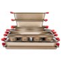 VEVOR Baking Pans Set, 10-Piece, Nonstick Carbon Steel Cookware Sheets & Trays, Stackable Kitchen Oven Bakeware Cooking Sets with Silicone Handles, Easy to Clean, for Baking Cookie Cake Muffin Bread