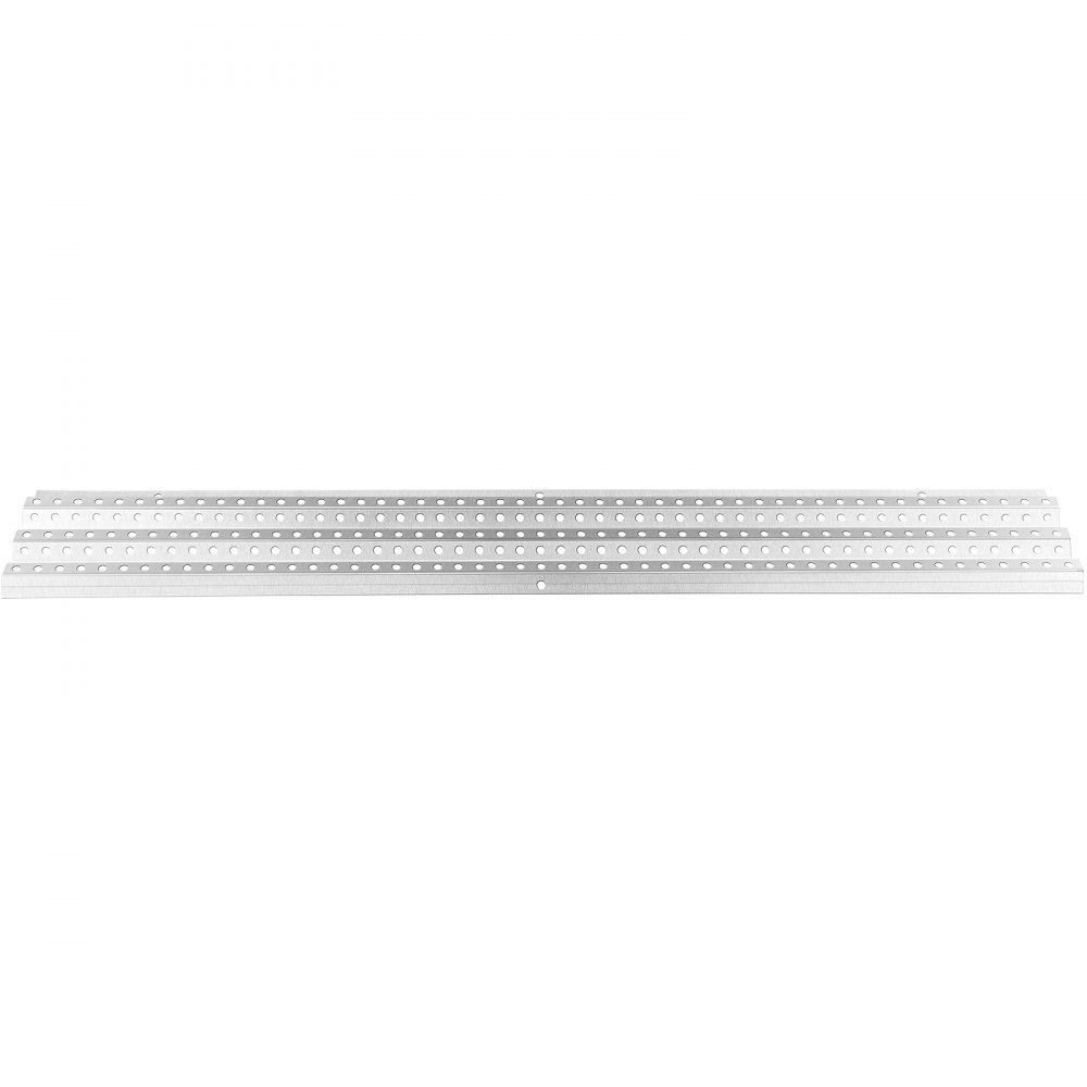 VEVOR Gutter Guards, 5" x 3' Each Gutter Covers System, 35 Packs 105 FT Leaf Gutter Guards, Mill Finish Aluminum Guards for Gutter, DIY Length Cut Gutter Covers for Roofs of Wood, Mental, Shingle