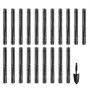 VEVOR Gutter Brush, 60 Feet Total Length 4.33 inch Diameter Gutter Cleaning Tools, Ground-Level Gutter Brush Leaf Guard for 5 Inch Gutters, Easily Clear roof Leaves and Debris, 20 Pack