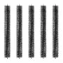 VEVOR Gutter Brush, 15 Feet Total Length 4.33 inch Diameter Gutter Cleaning Tools, Ground-Level Gutter Brush Leaf Guard for 5 Inch Gutters, Easily Clear roof Leaves and Debris, 5 Pack