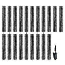 VEVOR Gutter Brush, 60 Feet Total Length 5.25 inch Diameter Gutter Cleaning Tools, Ground-Level Gutter Brush Leaf Guard for 5 Inch Gutters, Easily Clear roof Leaves and Debris, 20 Pack