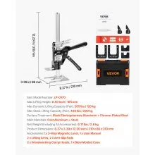 Labor Saving Arm Jack 2 PCS 440lbs Capacity 2 Modes Lifting up to 6.5" Black