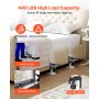 Labor Saving Arm Jack 2 PCS 440lbs Capacity 2 Modes Lifting up to 9.3" Black