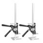 VEVOR Labor Saving Arm Jack, 2 PCS 330 lbs Bearing Capacity, Lifting up to 9.8", Metal Hand Lifting Jack Tool with Magnetic Level, Adjustable Height, for Door, Window, Furniture, Woodworking, Black