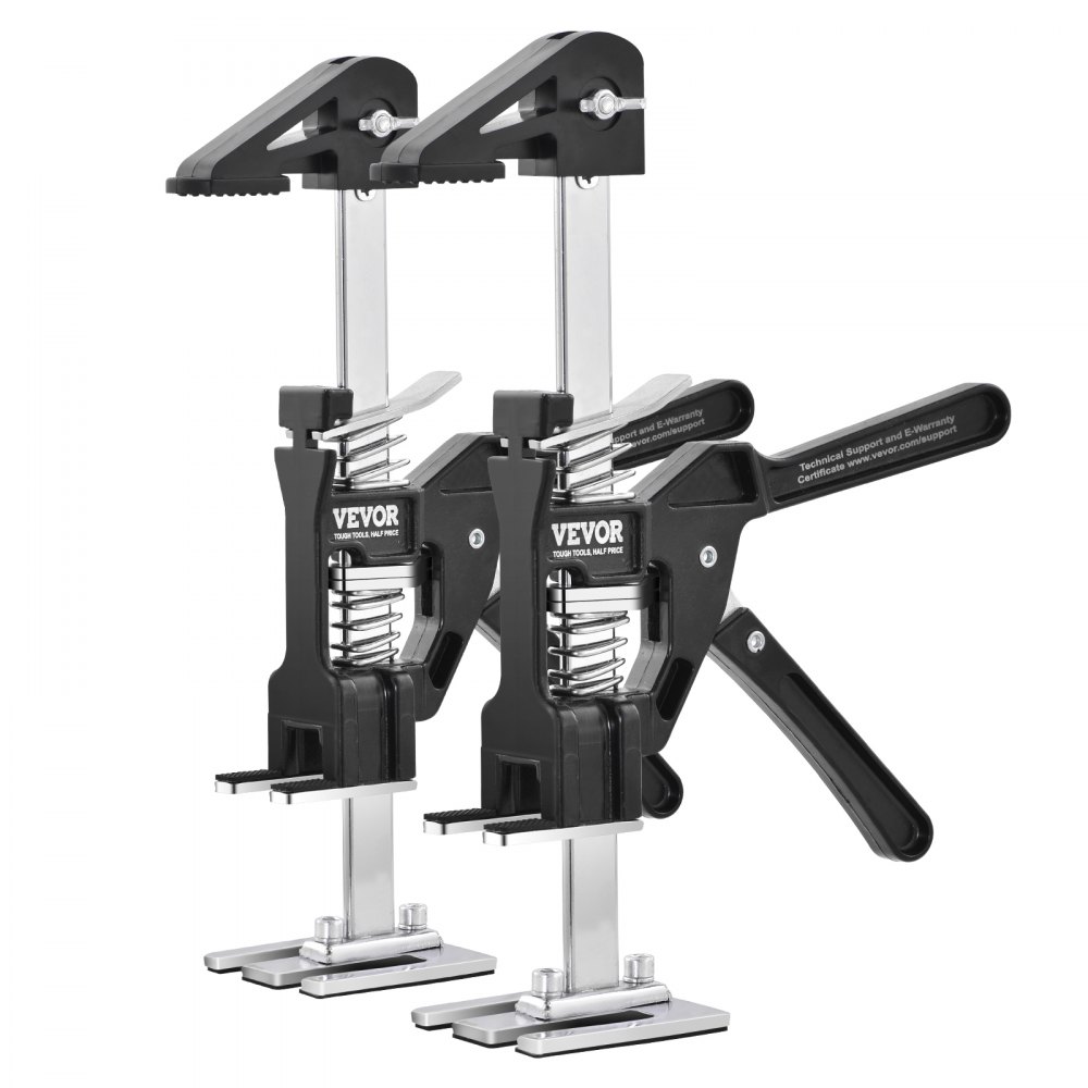 VEVOR Labor Saving Arm Jack, 2 PCS Bearing Capacity 200 lbs, Lifting up to 4.7", Hand Lifting Jack Tool with Magnetic Level, Door Panel Lifting Cabinet Jack for Door, Window, Furniture, Woodworking
