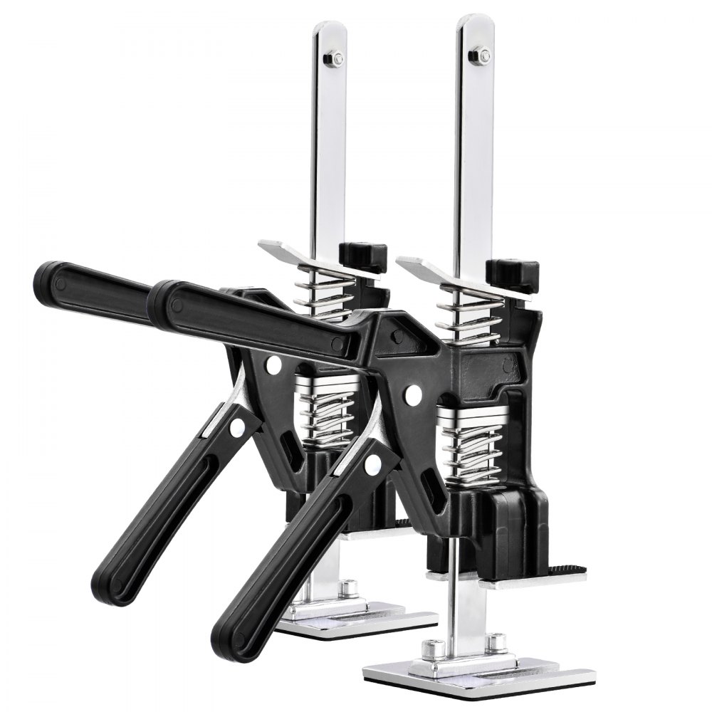 VEVOR Labor Saving Arm Jack, 2 PCS Bearing Capacity 200 lbs, Lifting up to 4.7", Hand Lifting Jack Tool with Magnetic Level, Door Panel Lifting Cabinet Jack for Door, Window, Furniture, Woodworking