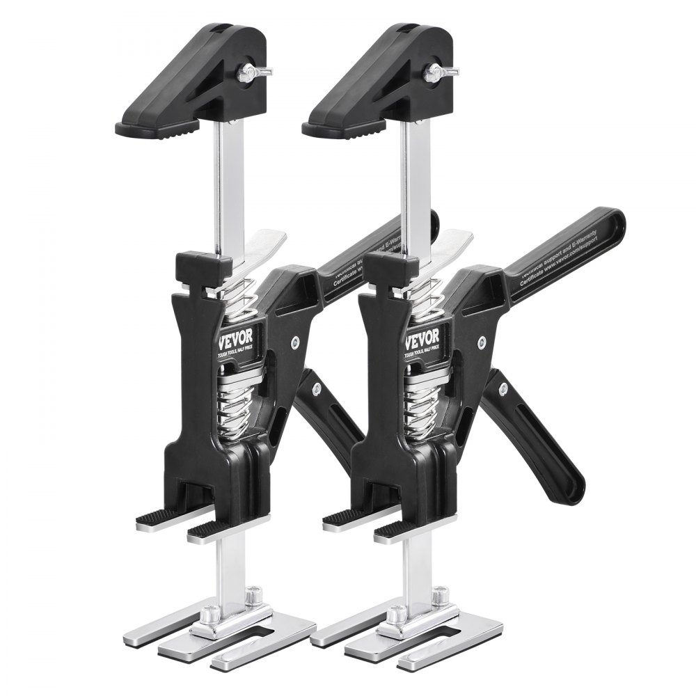 VEVOR Labor Saving Arm Jack, 2 PCS Bearing Capacity 200 lbs, Lifting up to 4.7", Hand Lifting Jack Tool with Magnetic Level, Door Panel Lifting Cabinet Jack for Door, Window, Furniture, Woodworking
